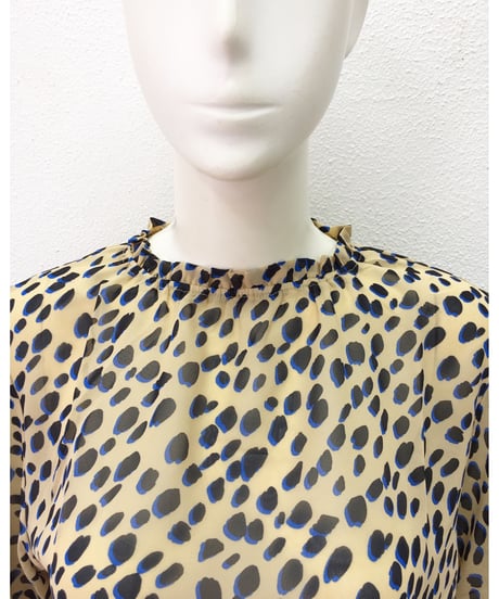 LEOPARD CHIFFON BL