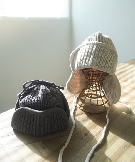 RIB KNIT FLIGHT CAP