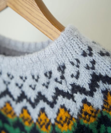 FLOWER FAIR ISLE KNIT