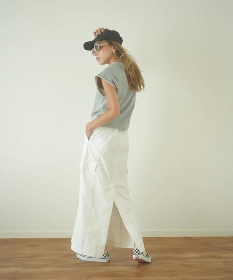 TWILL CARGO SKIRT