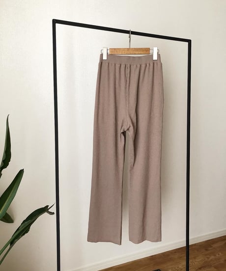 RIB FLARE PANTS