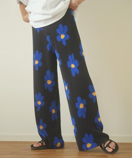 FLOWER PLEATED PT