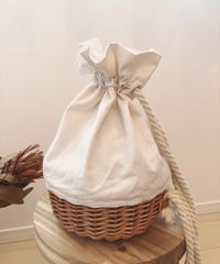 RATTAN × COTTON BAG