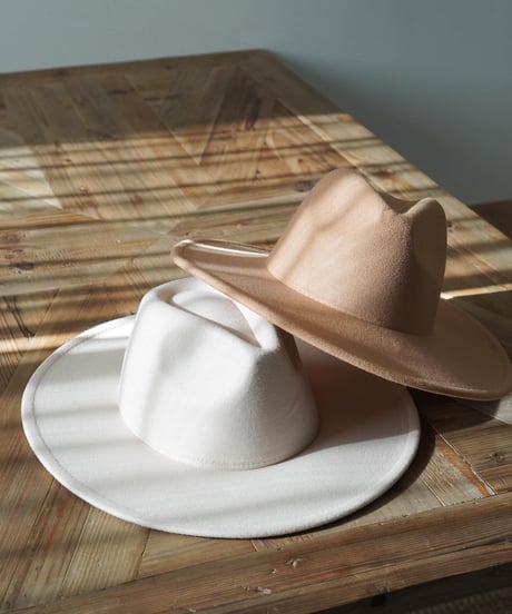 WIDE BRIM FELT HAT
