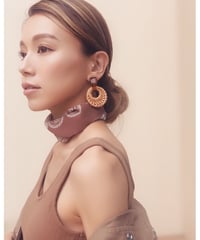 CIRCLE RATTAN EARRINGS