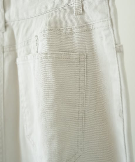 DENIM/TWILL LONG SKIRT
