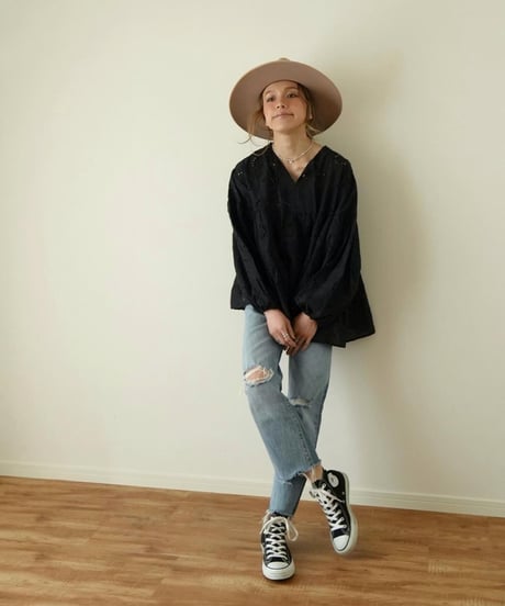 COTTON LACE BLOUSE