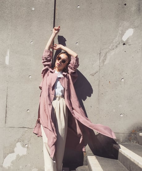 SHEER TRENCH COAT