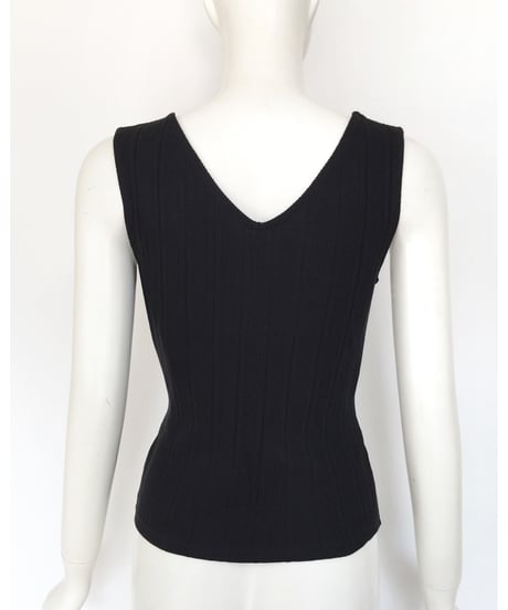 NO SLEEVE RIB TOPS