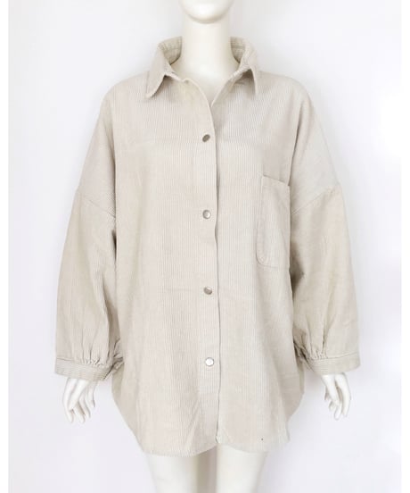 CORDUROY BIG SHIRT
