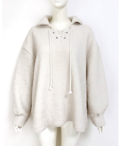 LACE UP PULLOVER