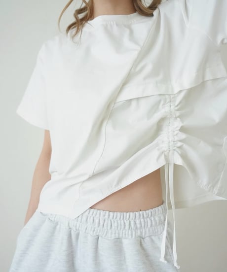 DRAWSTRING TEE