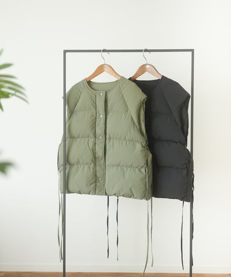 DRAWSTRING PUFF VEST