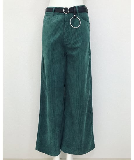 CORDUROY WIDE PT(ベルト付き)