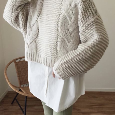TURTLE  CABLE KNIT
