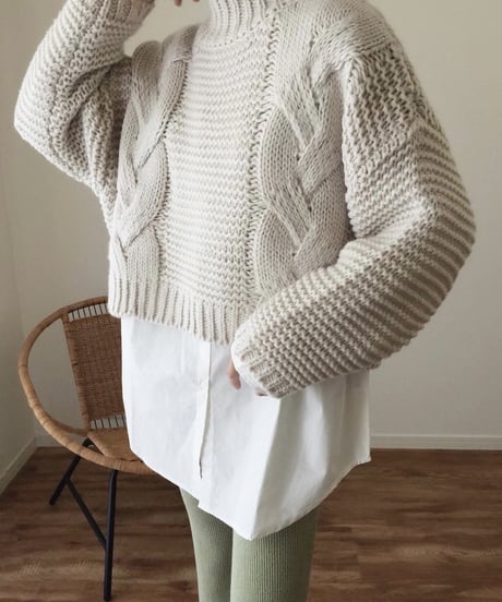 TURTLE  CABLE KNIT