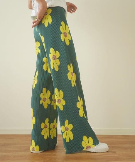 FLOWER PLEATED PT