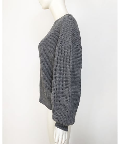 WAFFLE KNIT TOPS