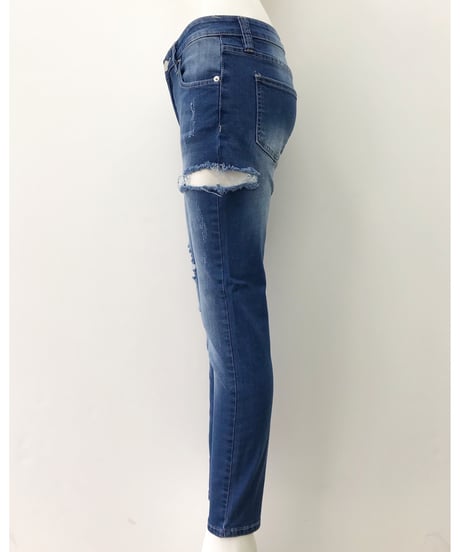 SIDE RIPPED SKINNY PT