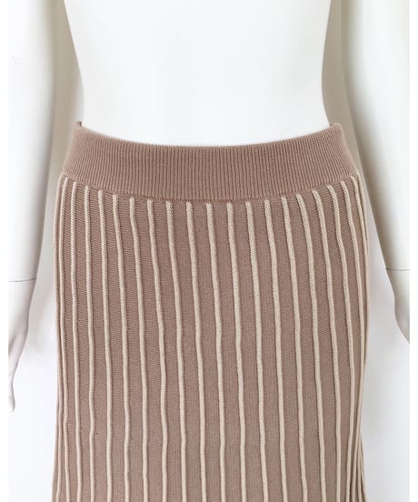 PLEATED KNIT SK
