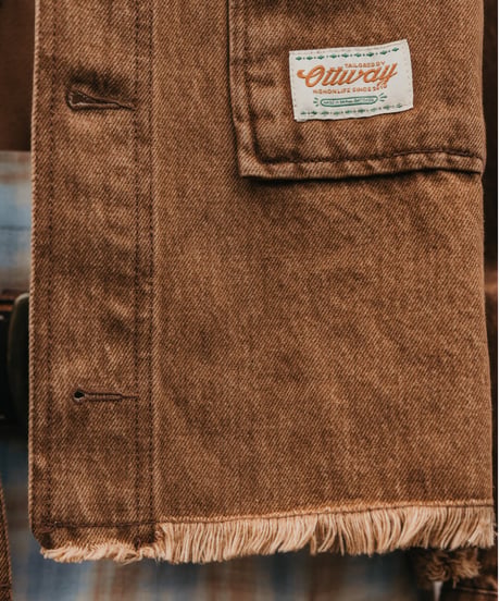 WESTON DARK BROWN DENIM JACKET