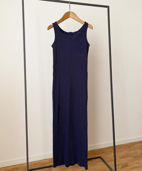 KNIT CARDIGAN×TANK DRESS