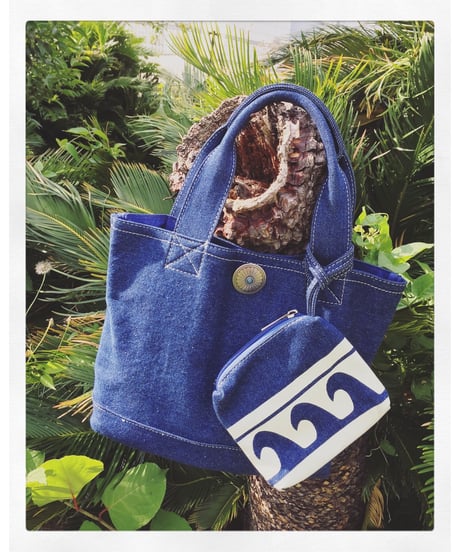 DENIM WAVE BAG