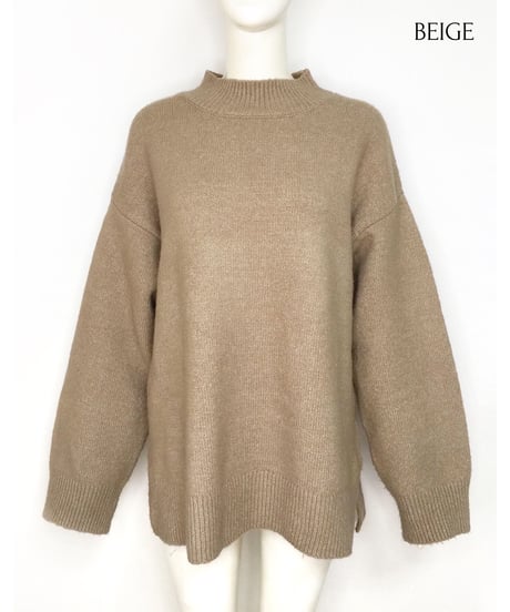 HIGH NECK KNIT