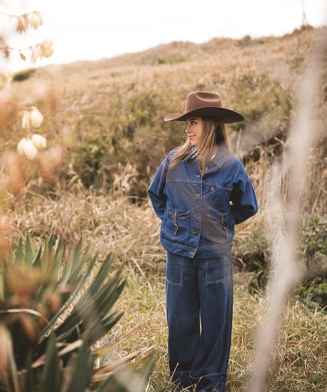 HORIZON STITCH WIDE DENIM PANTS