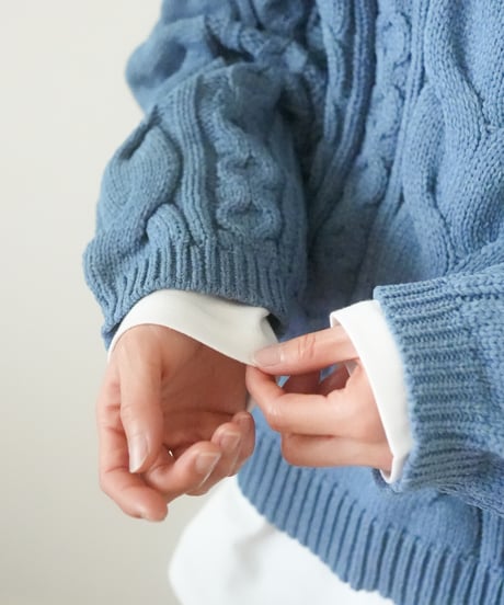 HAPPY BOX(CABLE KNIT)