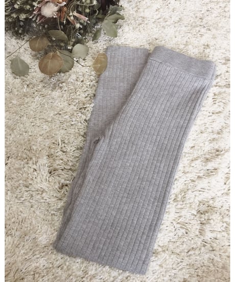 RIB KNIT LEGGINGS