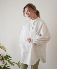 BAND COLLAR SHIRT