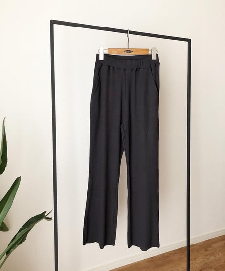 RIB FLARE PANTS