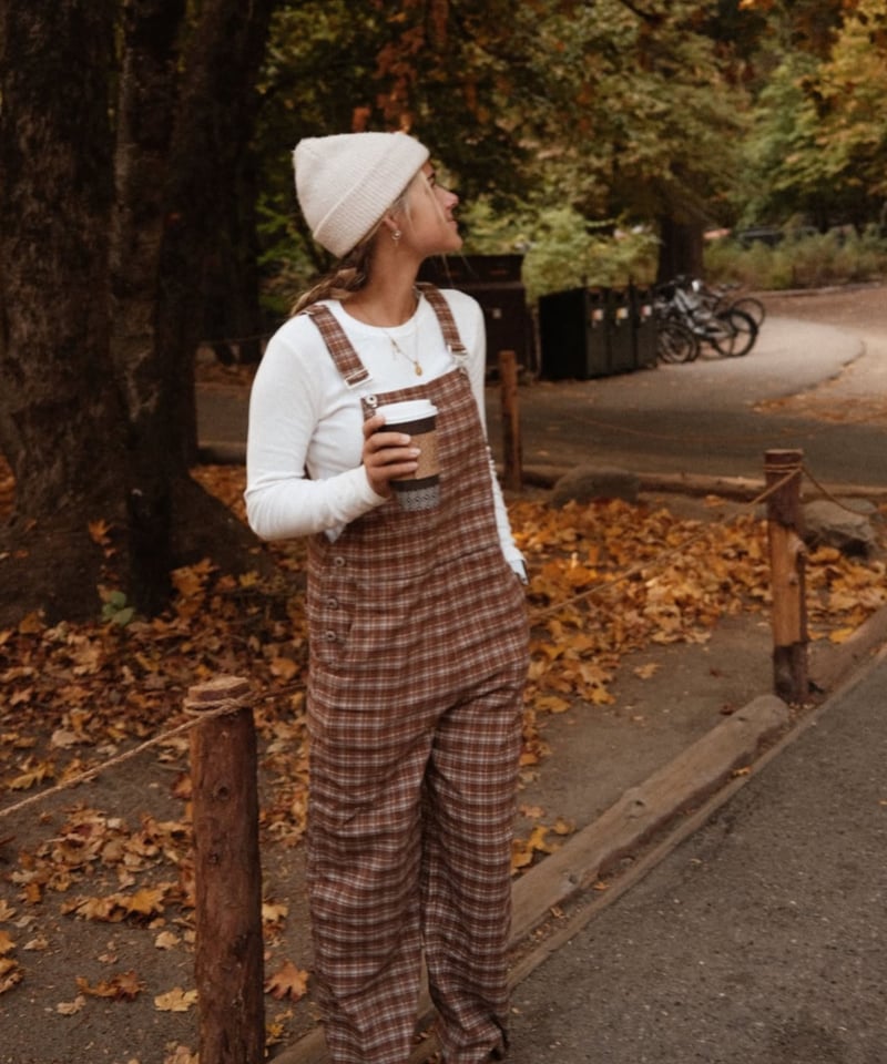 PRESTON - CHECKED OVERALLS | Sun Vivian