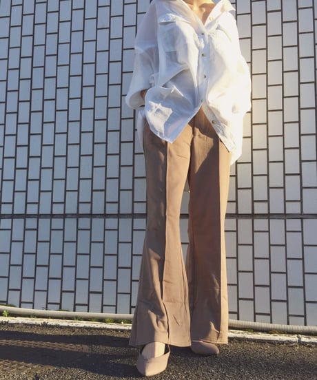 FLARE SLIT PANTS