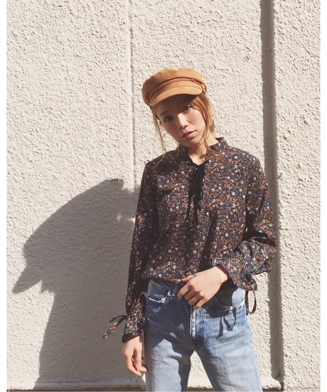 LACE UP BLOUSE