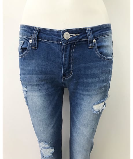 SIDE RIPPED SKINNY PT