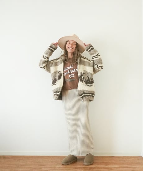 RIB KNIT SKIRT