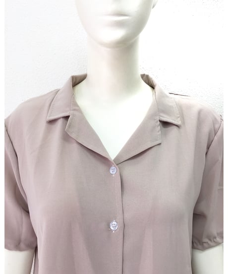 OPEN COLLAR SHIRT