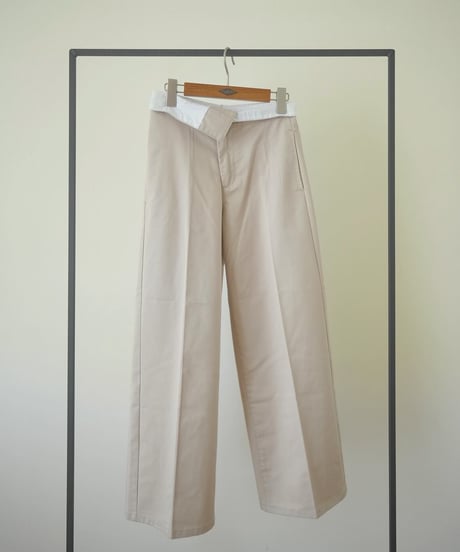 ASYMMETRY BELT SLACKS