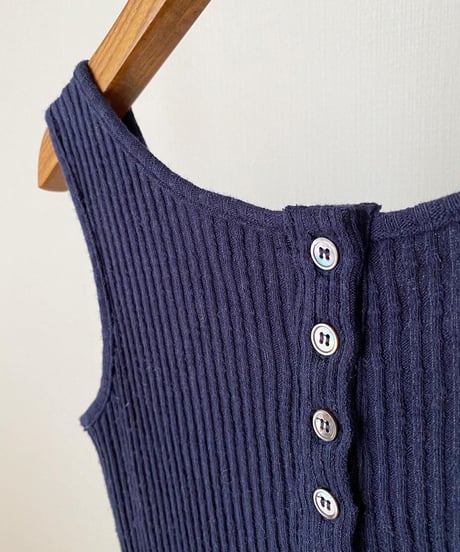 KNIT CARDIGAN×TANK DRESS