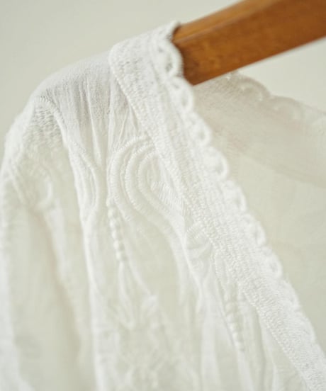 COTTON LACE CARDIGAN
