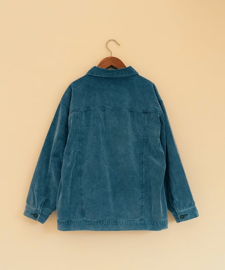 FADED BLUE CORD FIELD JACKET