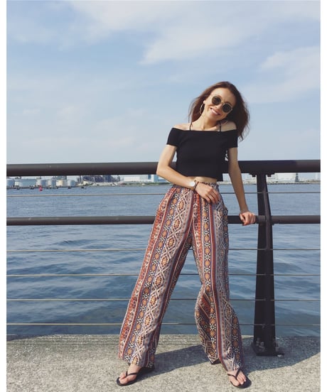 ETHNIC STRIPE PT