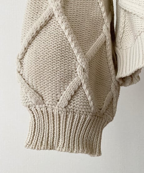CHENILLE CABLE KNIT