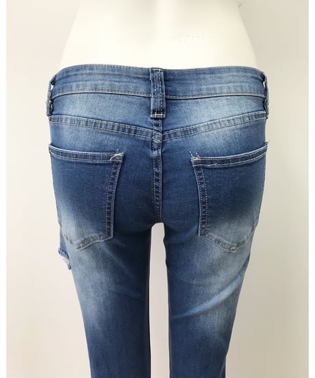 SIDE RIPPED SKINNY PT