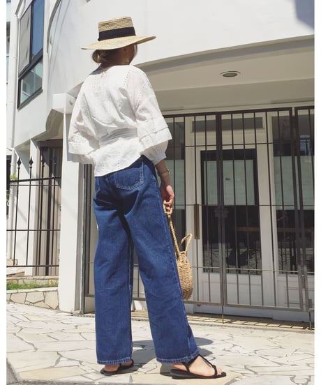 DENIM  WIDE PT