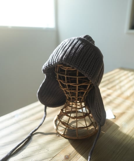 RIB KNIT FLIGHT CAP