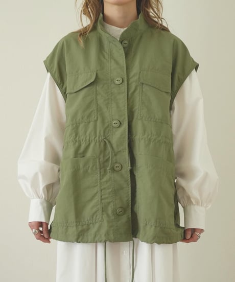 STAND COLLAR VEST