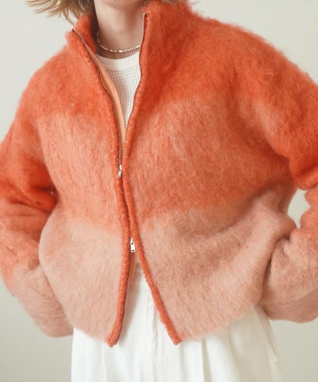 SHAGGY KNIT BLOUSON